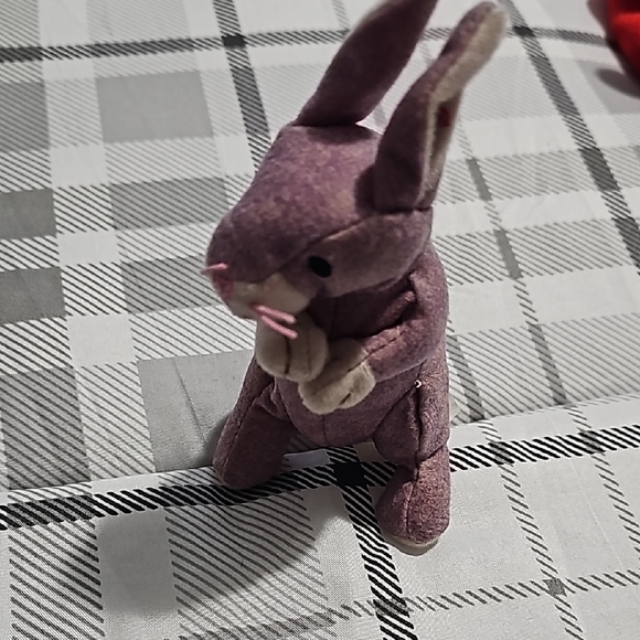 Plush Purple Bunny Toy for Small Pets - Picture 1 of 2